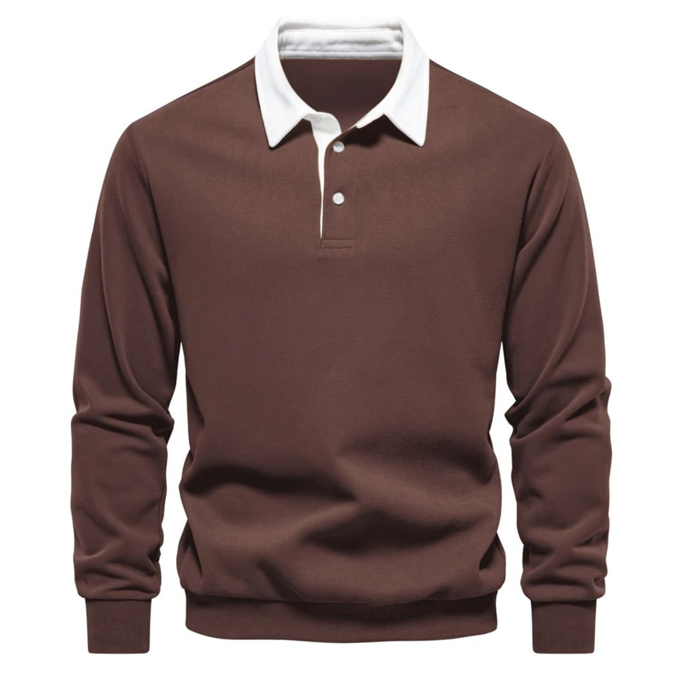 Allan - Langarm-Poloshirt