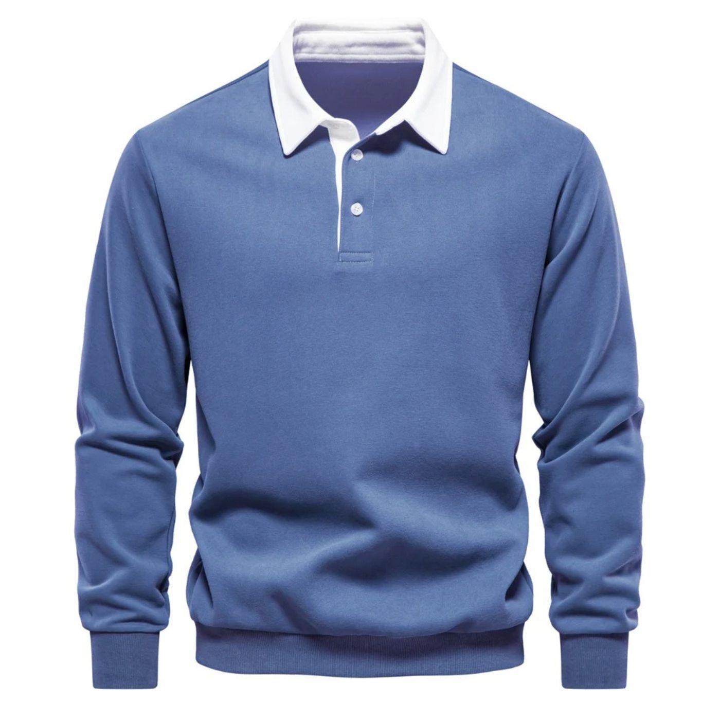 Allan - Langarm-Poloshirt