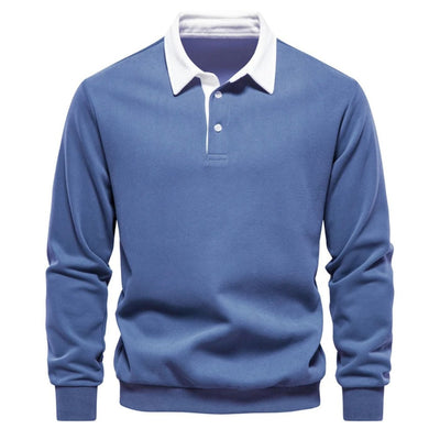 Allan - Langarm-Poloshirt