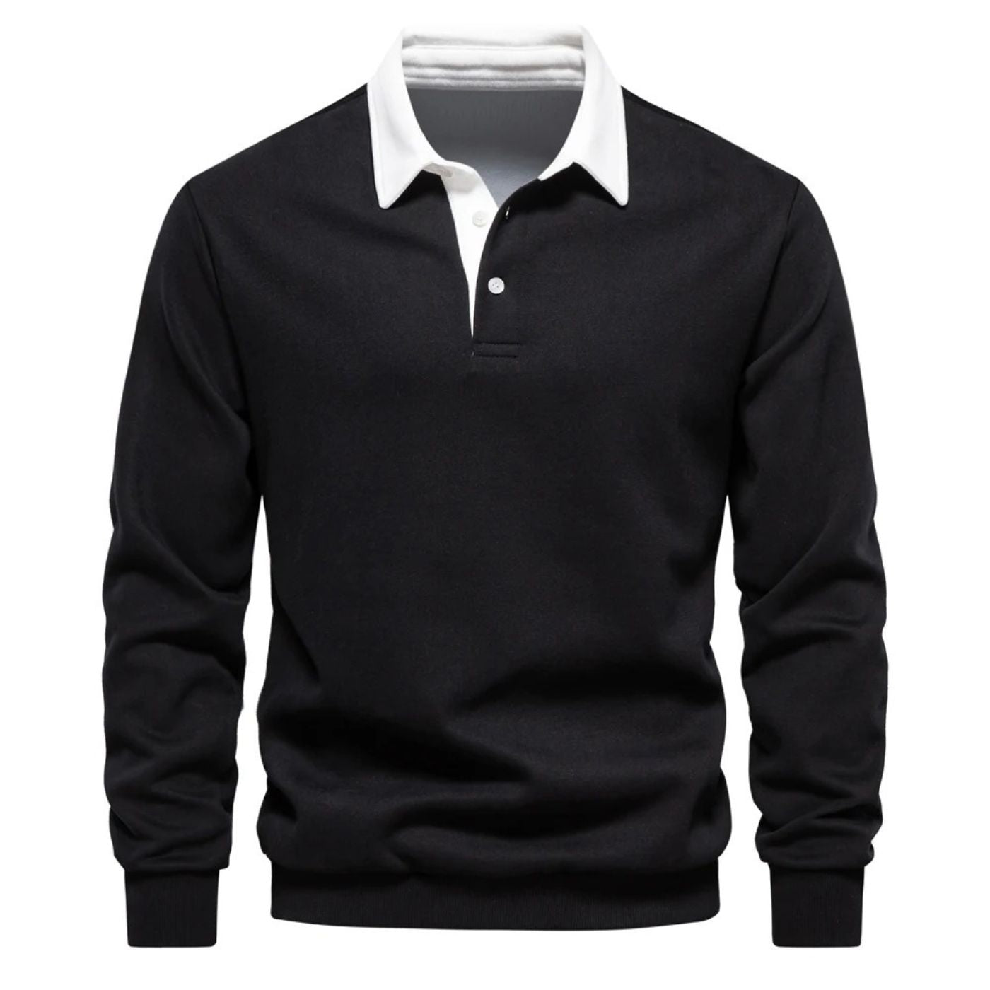 Allan - Langarm-Poloshirt