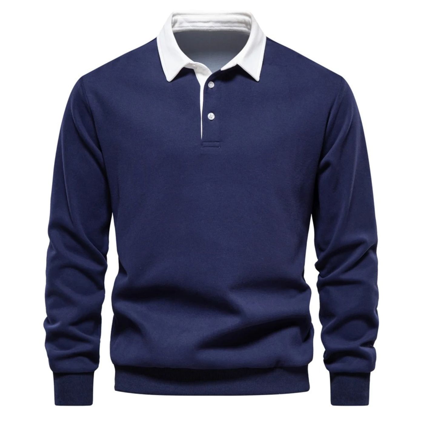 Allan - Langarm-Poloshirt