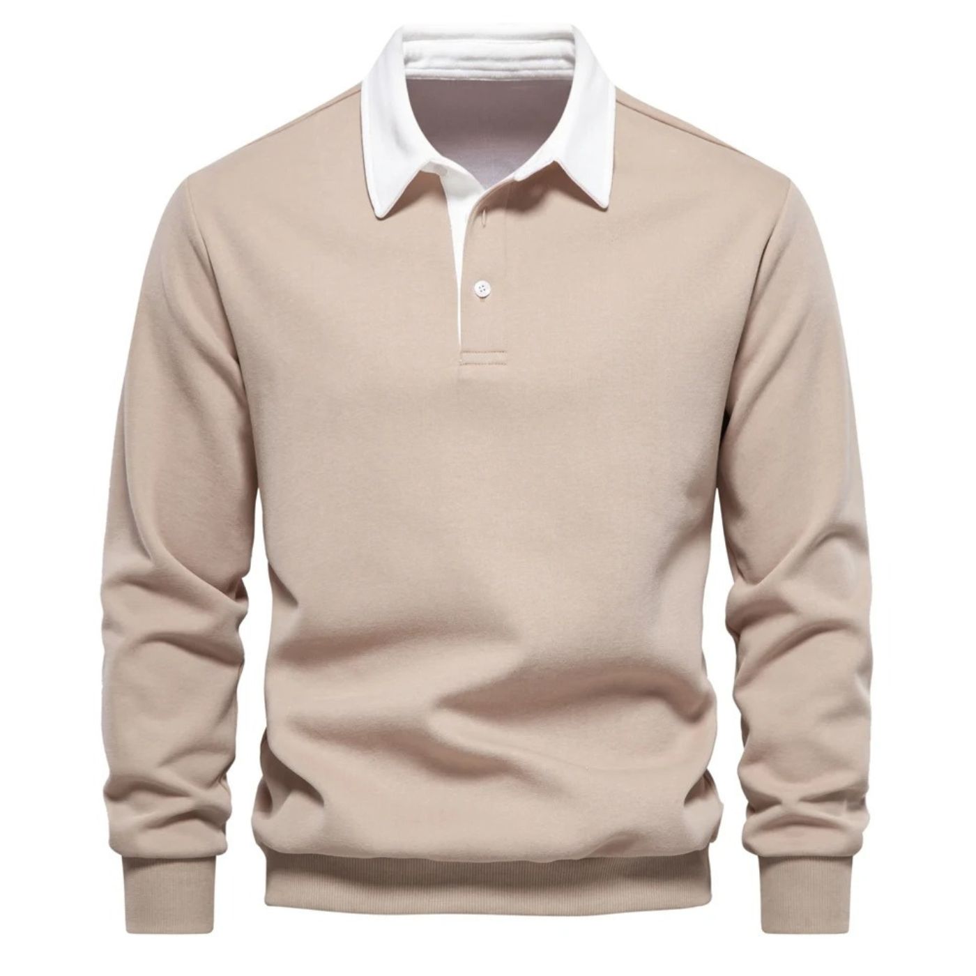 Allan - Langarm-Poloshirt