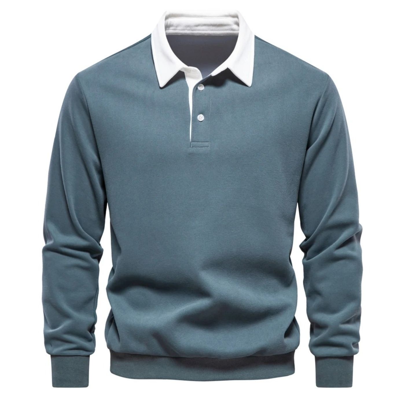 Allan - Langarm-Poloshirt