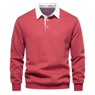 Allan - Langarm-Poloshirt