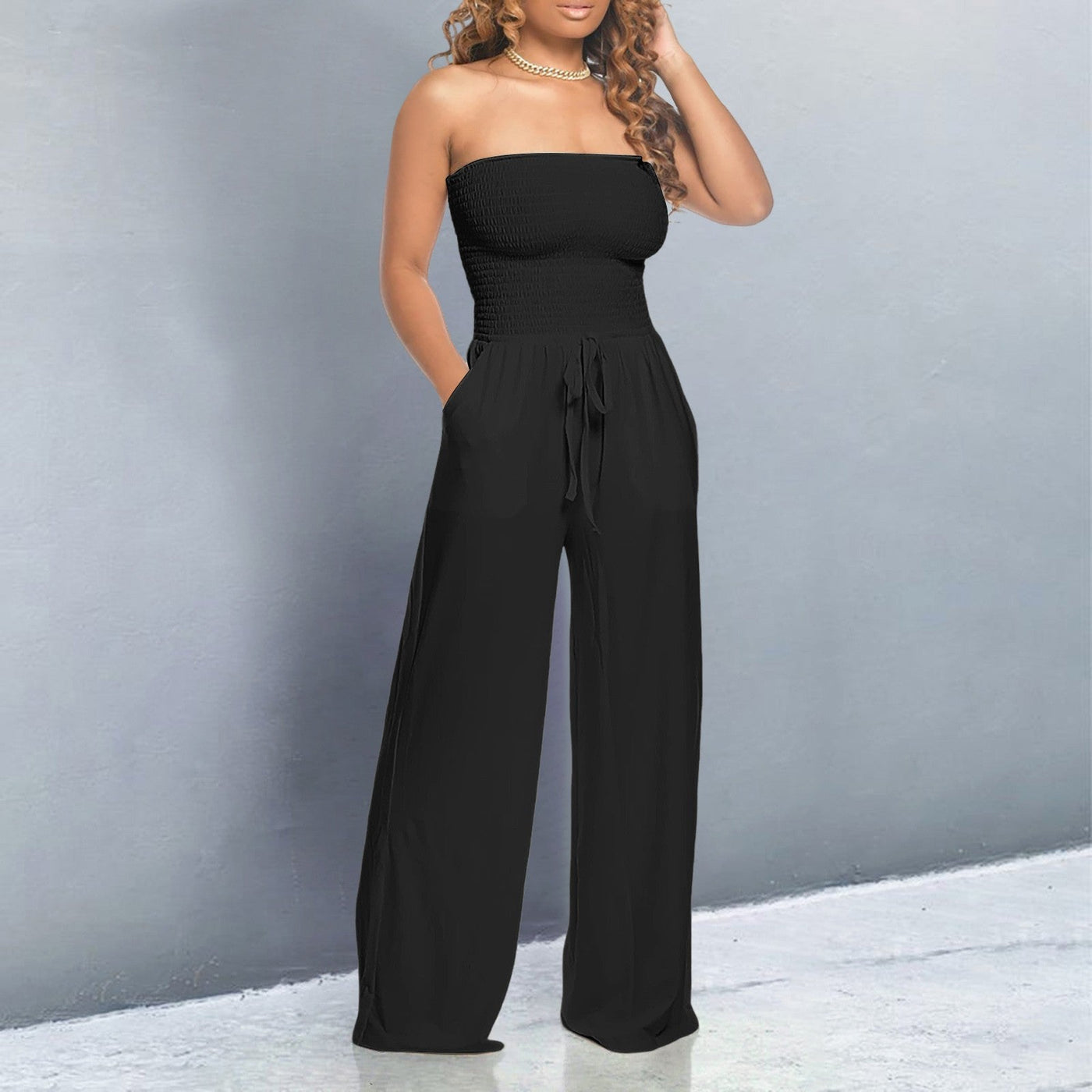 Xavier | Trendiger Off-Shoulder-Jumpsuit